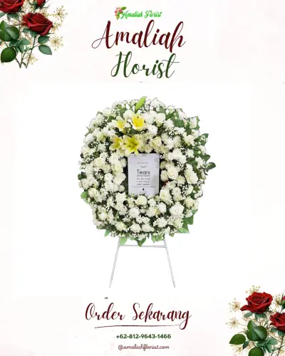 Krans Bunga Duka Cita semarapura kauh